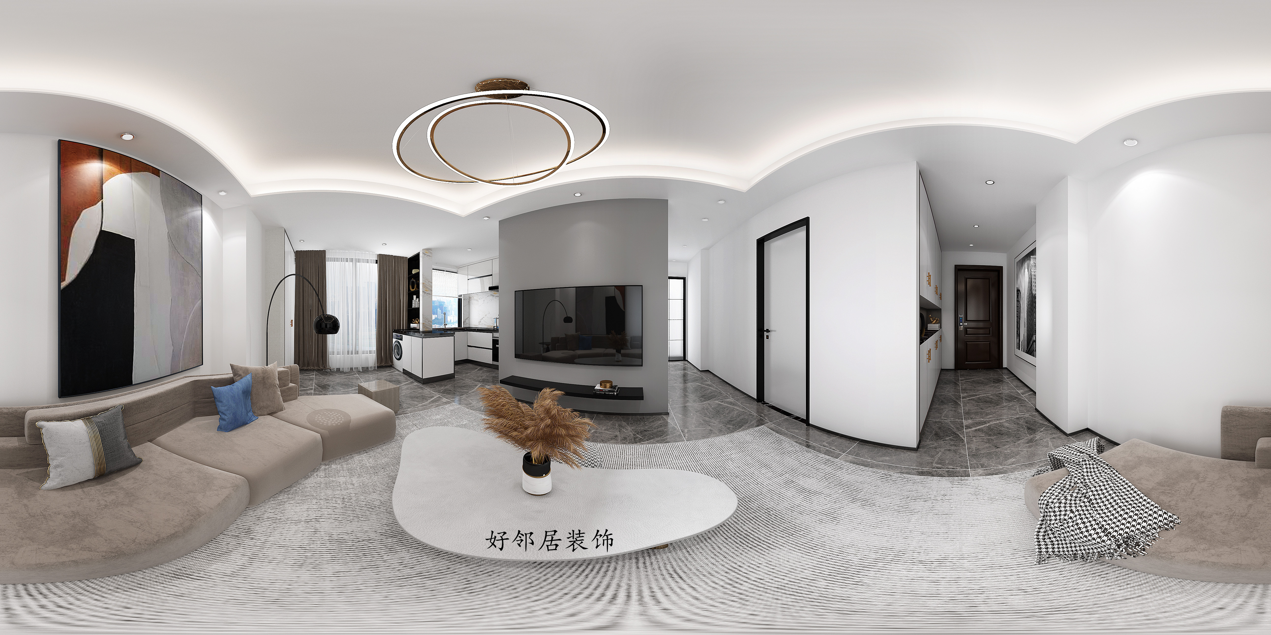 楓和園建筑面積 60 平方極簡(jiǎn)